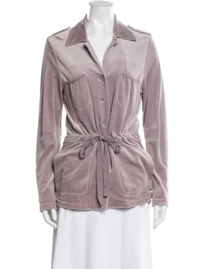 Pre-owned Sonia Rykiel Robe In Purple