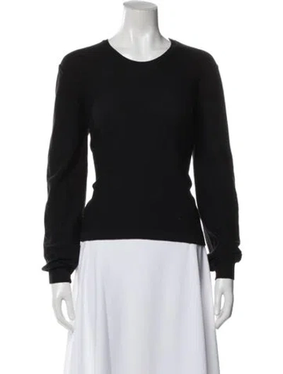 Pre-owned Sonia Rykiel Scoop Neck Sweater In Black