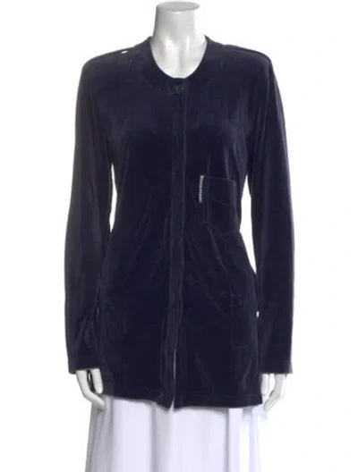 Pre-owned Sonia Rykiel Scoop Neck Sweater In Blue