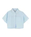 Sonia Rykiel Camicia Con Logo In Blue