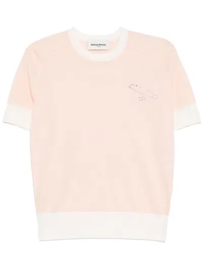 Sonia Rykiel Short-sleeves Sweater In Pink