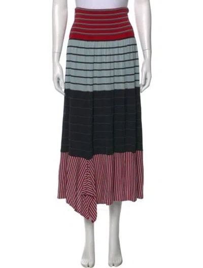 Pre-owned Sonia Rykiel Silk Long Skirt In Black