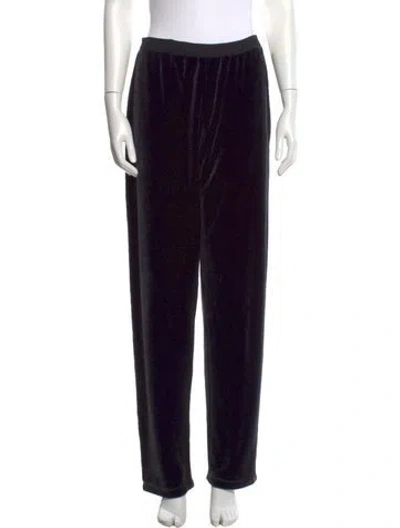 Pre-owned Sonia Rykiel Straight Leg Pants In Black