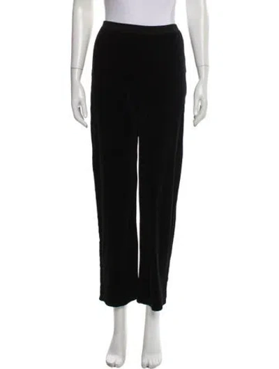 Pre-owned Sonia Rykiel Straight Leg Pants In Black