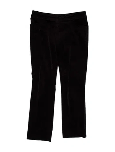 Pre-owned Sonia Rykiel Straight Leg Pants In Black