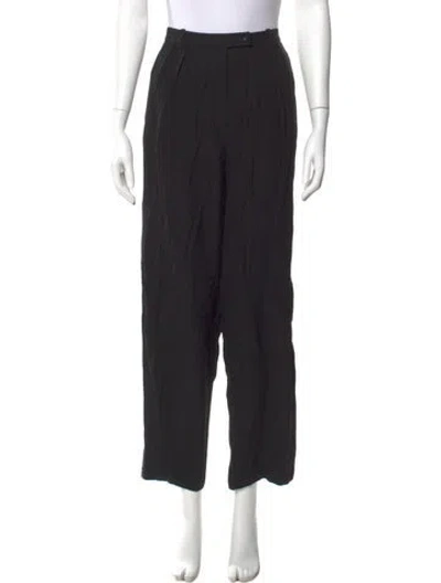 Pre-owned Sonia Rykiel Straight Leg Pants In Black