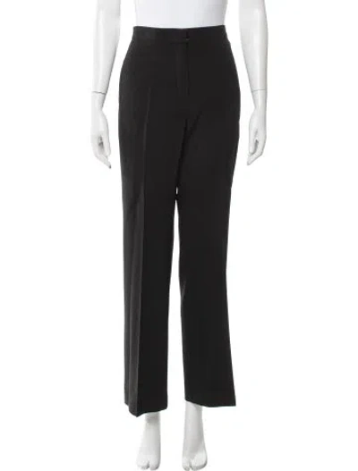 Pre-owned Sonia Rykiel Straight Leg Pants In Black