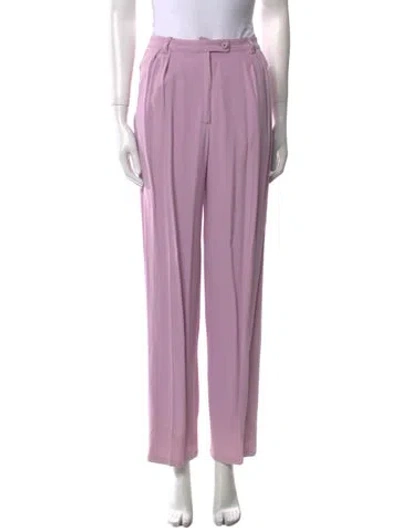 Pre-owned Sonia Rykiel Straight Leg Pants In Purple