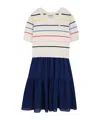 Sonia Rykiel Striped Dress In Blue