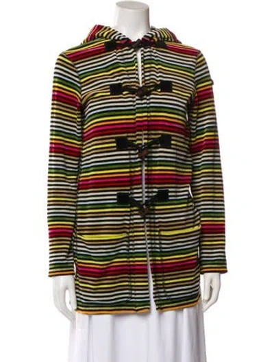 Pre-owned Sonia Rykiel Striped Jacket In Black