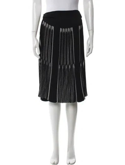 Pre-owned Sonia Rykiel Striped Knee-length Skirt In Brown