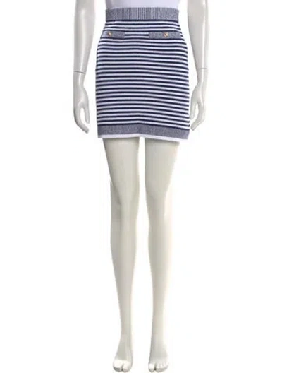 Pre-owned Sonia Rykiel Striped Mini Skirt In Multi