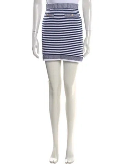 Pre-owned Sonia Rykiel Striped Mini Skirt In Multi