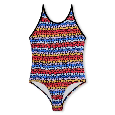 Sonia Rykiel Kids' Striped One-piece Swimsuit In Multicolor