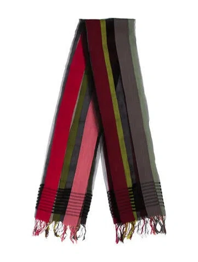 Pre-owned Sonia Rykiel Striped Scarf In Multi
