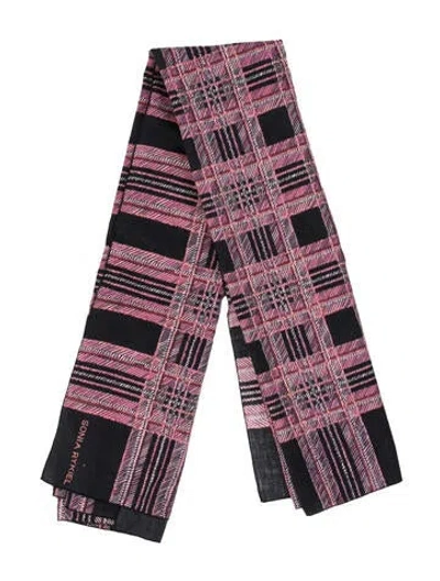 Pre-owned Sonia Rykiel Striped Scarf In Multi