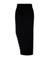 Sonia Rykiel Studded Midi Skirt In Black