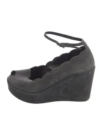 Pre-owned Sonia Rykiel Suede Pumps In Gray