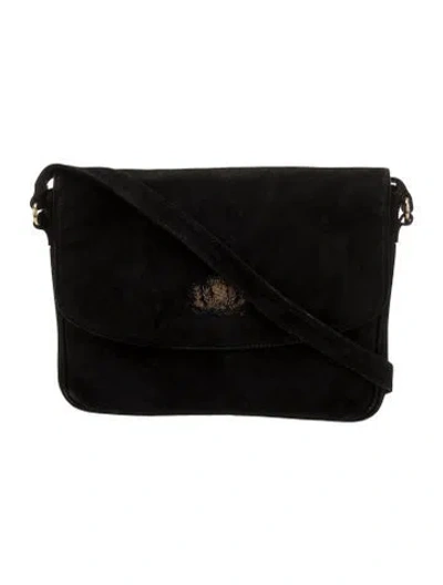 Pre-owned Sonia Rykiel Suede Shoulder Bag In Black