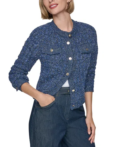 Sonia Rykiel Sweater Denim Jacket In Blue