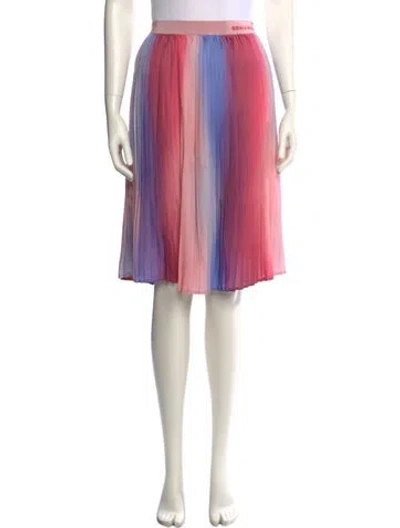 Pre-owned Sonia Rykiel Tie-dye Print Knee-length Skirt In Pink