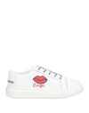 Sonia Rykiel Toddler Girl Sneakers White Size 10c Leather