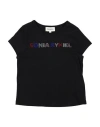 Sonia Rykiel Babies'  Toddler Girl T-shirt Black Size 6 Cotton