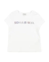 Sonia Rykiel Toddler Girl T-shirt White Size 6 Cotton In White