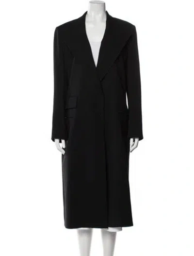 Pre-owned Sonia Rykiel Trench Coat In Black