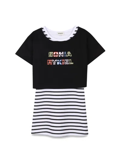 Sonia Rykiel T-shirt With Dress Set In Black