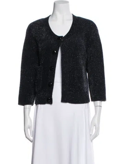 Pre-owned Sonia Rykiel Tweed Pattern Jacket In Multi