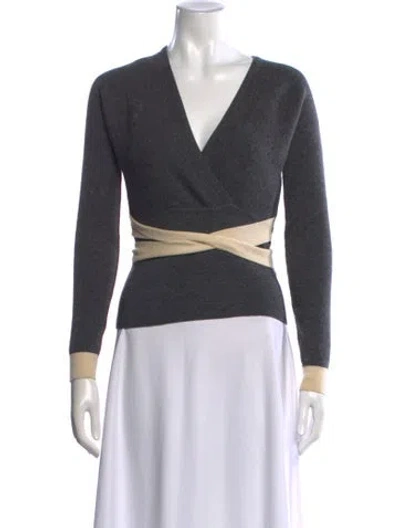 Pre-owned Sonia Rykiel Vintage 1980's Sweater In Gray