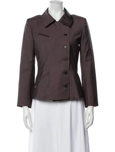 Pre-owned Sonia Rykiel Vintage 1990's Blazer In Purple