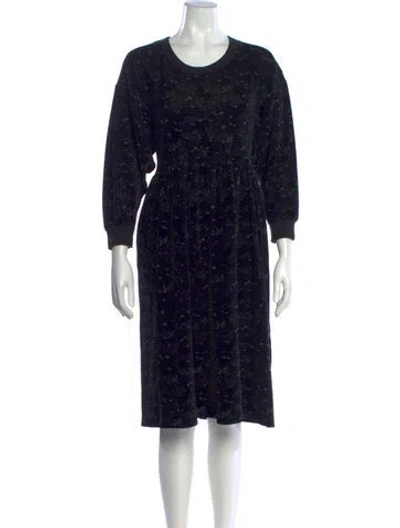 Pre-owned Sonia Rykiel Vintage Knee-length Dress In Black