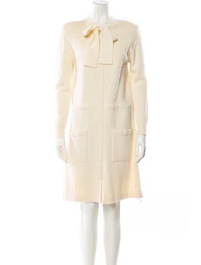 Pre-owned Sonia Rykiel Vintage Knee-length Dress In Neutral
