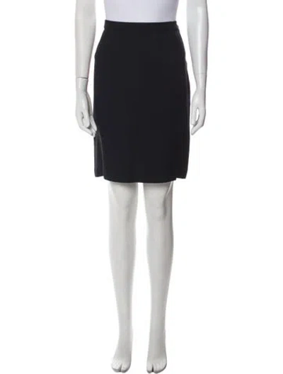 Pre-owned Sonia Rykiel Vintage Knee-length Skirt In Black
