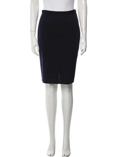 Pre-owned Sonia Rykiel Vintage Knee-length Skirt In Blue