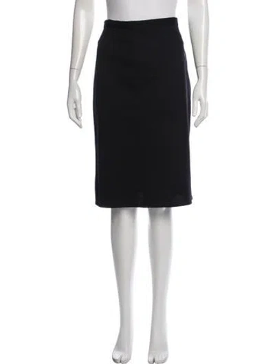 Pre-owned Sonia Rykiel Vintage Knee-length Skirt In Blue