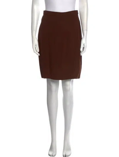 Pre-owned Sonia Rykiel Vintage Knee-length Skirt In Brown