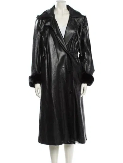 Pre-owned Sonia Rykiel Vintage Late 1980's - Early 1990's Coat In Black