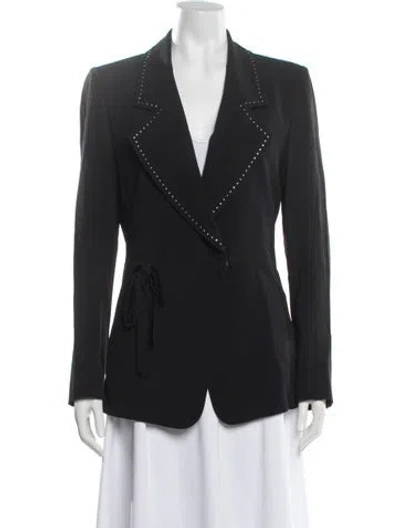 Pre-owned Sonia Rykiel Vintage Late 1990's - Early 2000's Blazer In Black