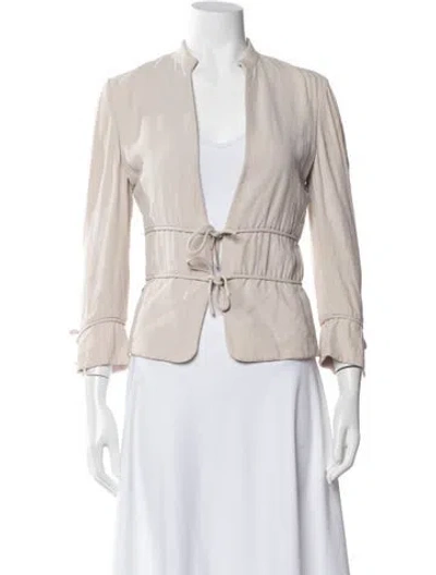 Pre-owned Sonia Rykiel Vintage Late 1990's - Early 2000's Blazer In Neutral