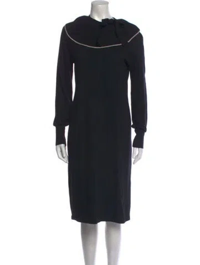 Pre-owned Sonia Rykiel Vintage Midi Length Dress In Multi