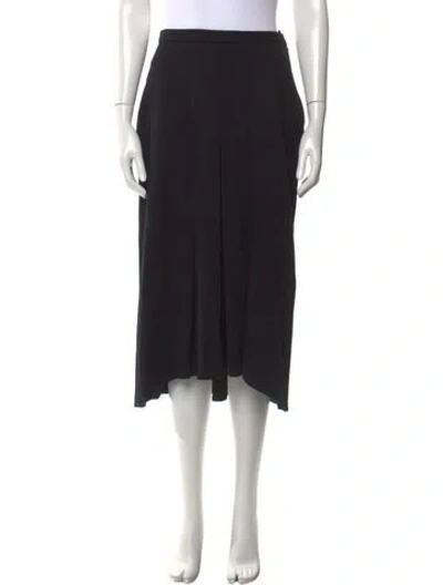 Pre-owned Sonia Rykiel Vintage Midi Length Skirt In Black