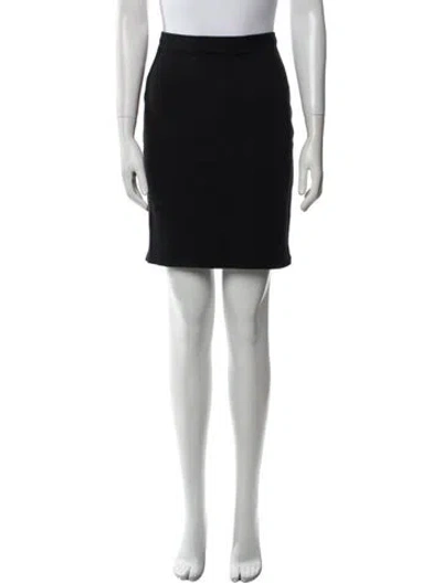 Pre-owned Sonia Rykiel Vintage Mini Skirt In Black