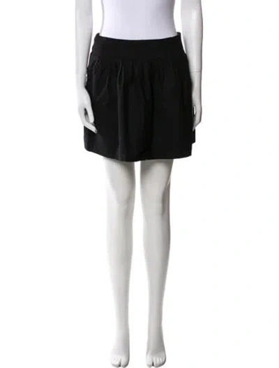 Pre-owned Sonia Rykiel Vintage Mini Skirt In Black