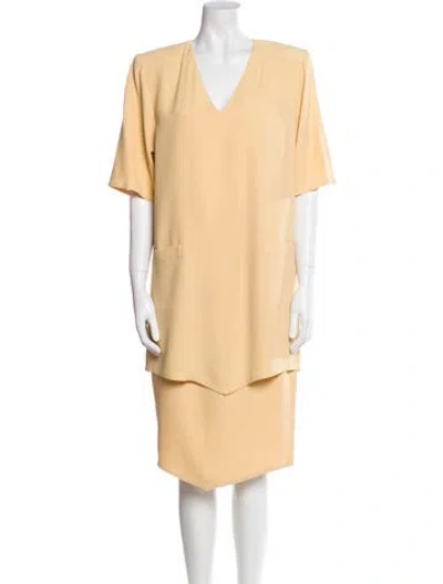 Pre-owned Sonia Rykiel Vintage Skirt Set In Neutral
