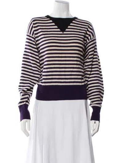 Pre-owned Sonia Rykiel Vintage Virgin Wool Sweater In Purple