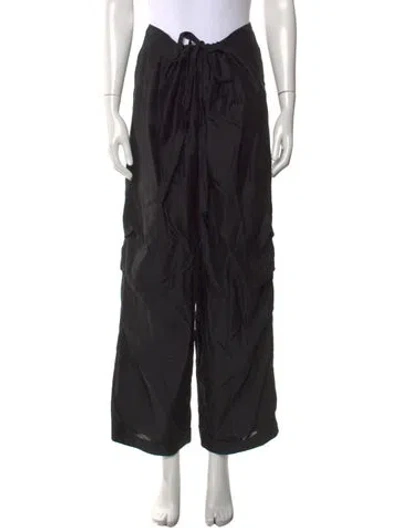 Pre-owned Sonia Rykiel Vintage Wide Leg Pants In Black