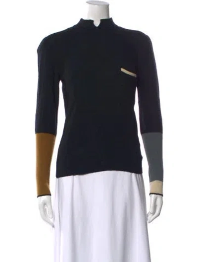 Pre-owned Sonia Rykiel Vintage Wool Sweater In Black